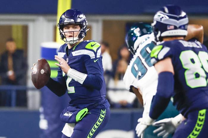 Seahawks quarterback Drew Lock led a game-winning drive against the Philadelphia Eagles at Lumen Field.